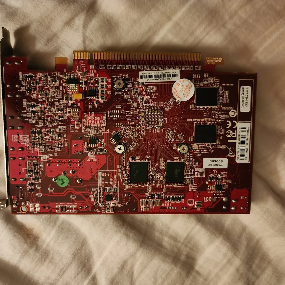 Graphics Card - Black and Red VisionTek New Seal